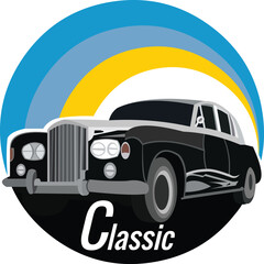 Classic car logo.eps