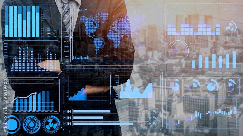 Poster data analytics and big data strategy for real-time analytics, predictive data modeling, business int