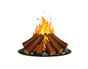 hot chocolate on a fire