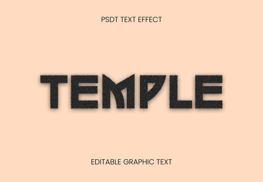 Gray Japan Font Grainy Rough Bold Text Effect