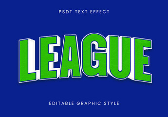 Green And White 3D Bold Font Heavy Cartoon Text Effect