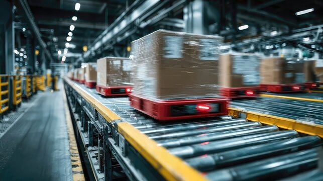 Smart warehousing solutions using robotics and AI logistics to automate inventory management, reduce human error, and increase efficiency in factory storage and shipping environments