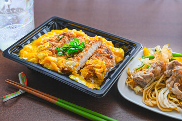 ふわふわ玉子のカツとじ丼