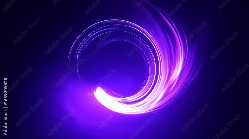 Poster a vibrant green light swirl creates an abstract design showcasing dynamic motion effects, perfect fo
