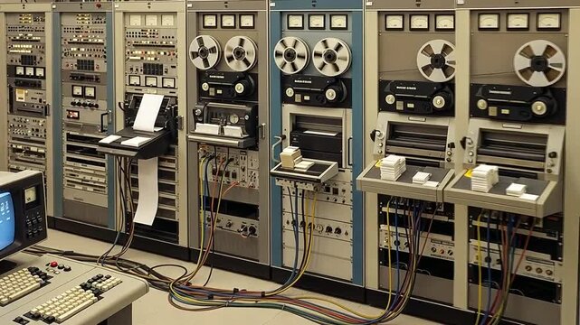 Retro Computing Era: A Look Back at Mainframe Systems and Vintage Technology for the Age Old Times