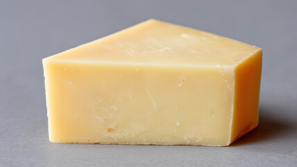 ゴーダチーズの塊を中央に置いた商品写真カット