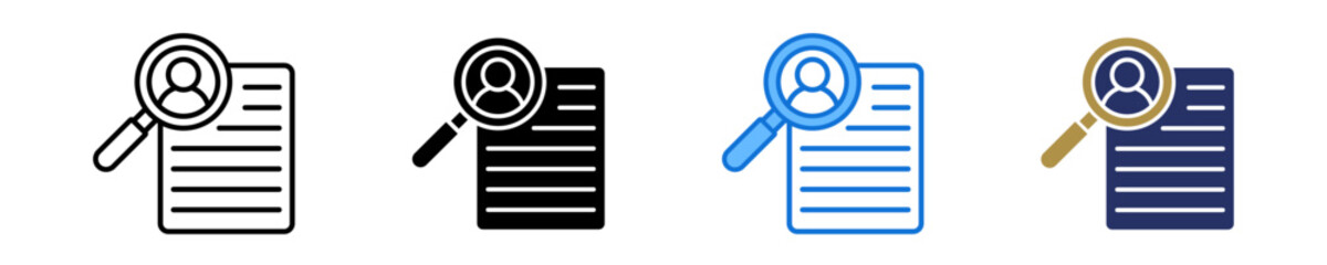 Self-Evaluation  Icon Set Multiple Style Collection
