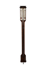 old antique clock  Marine Stick Barometer By Louis Casella, London