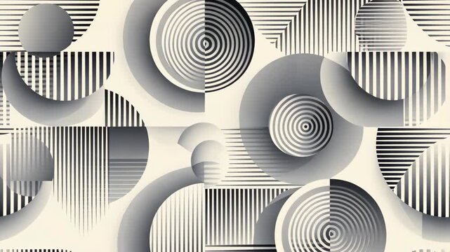 selective focus minimalist pattern design for decorative wall