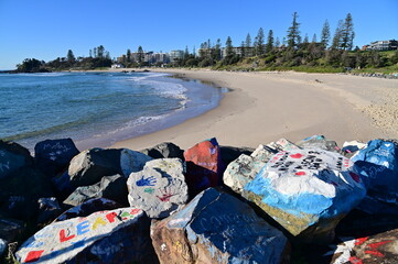 The Breakwall at Port Macquarie New South Wales Australia