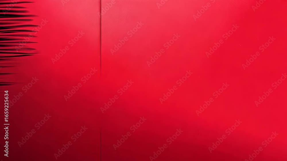 Aufkleber this striking abstract image showcases a vibrant red background featuring smooth wavy textures and a