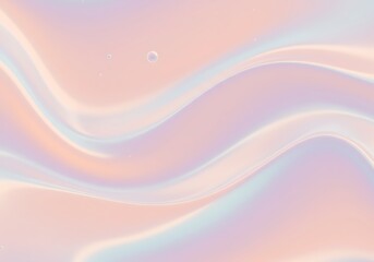Soft dreamy pastel waves of color with delicate bubbles create a stunning abstract backdrop