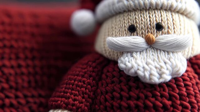 This charming handmade Santa doll adds a cozy touch to your holiday decor. Perfect for Christmas celebrations, it showcases delightful craftsmanship and warmth.