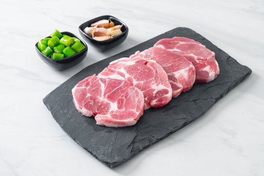 fresh pork neck raw or collar pork