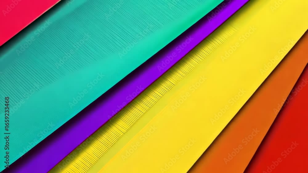 Poster explore this vibrant abstract background featuring colorful shapes and dynamic lines, perfect for cr