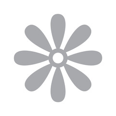 Flower-shaped decorative traditional Korean pattern.