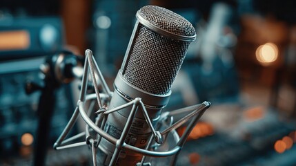 Close-up studio microphone (2)