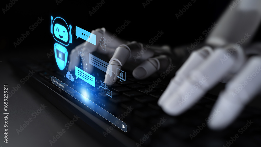 Poster ai chatbot enhances assistance by processing natural language, generating smart replies, analyzing u