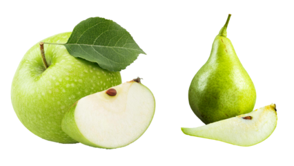 Apple Vector – Fresh Fruit Illustration, Vector Art of Apple – Healthy Fruit Design,Fresh Apple Vector Illustration – Red and Green Apple