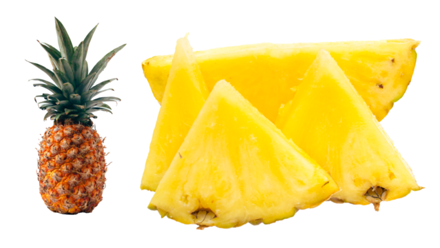 Fresh Pineapple Whole and Sliced Vector Illustration – Tropical Exotic Fruit Clipart, Fresh Pineapple Whole and Sliced Vector Illustration – Tropical Fruit Clipart,
Pineapple Vector with Whole Fruit a