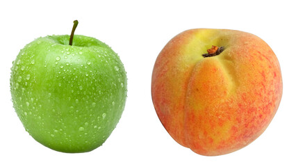 Red Apple Vector Illustration – Fresh Healthy Fruit Clipart, Juicy Apple Cartoon Vector – Fresh Fruit Isolated Illustration, Apple Fruit Vector Art – Healthy Food Design Clipart