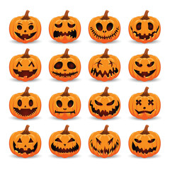 halloween pumpkin set