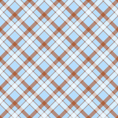 seamless pattern with white blue and brown square, fabric pattern, gift wrapping paper, notebook cover, phone case pattern 