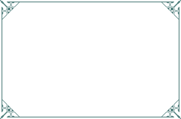 Elements of ornate vintage frames. Border green on white classic calligraphy swirl. Design print for greeting cards, wedding invitations, restaurant menu, royal certificates. Set 821