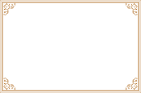 Elements of ornate vintage frames. Border gold on white classic calligraphy swirl. Design print for greeting cards, wedding invitations, restaurant menu, royal certificates. Set 817