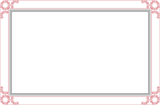 Elements of ornate vintage frames. Border black red on white classic calligraphy swirl. Design print for greeting cards, wedding invitations, restaurant menu, royal certificates. Set 822 - Powered by Adobe