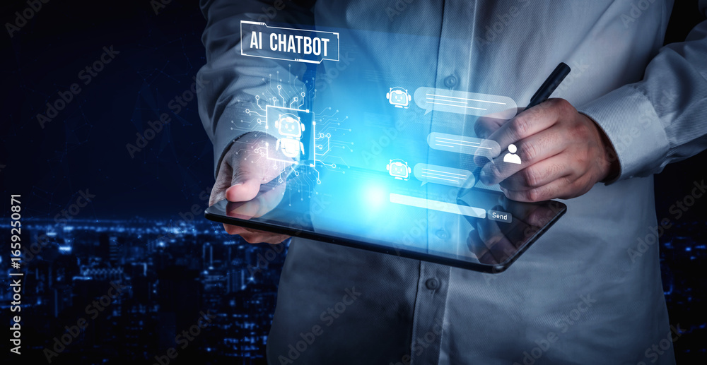 Poster ai chatbot using prompt engineering and llm deep learning delivers explainable generative ai for sma