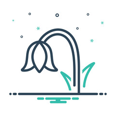 Mix icon for bluebell