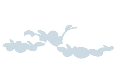 Simple Clouds Illustration