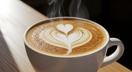 Hot latte art