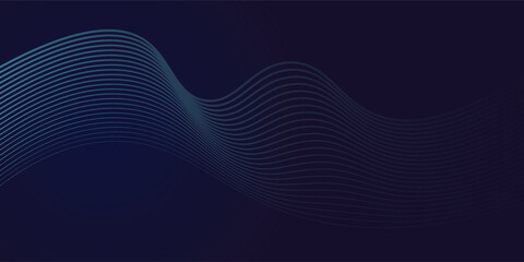 abstract futuristic blue geometric background with glowing lines