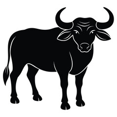 watter buffalo vector