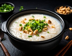 porridge and peanut, congee