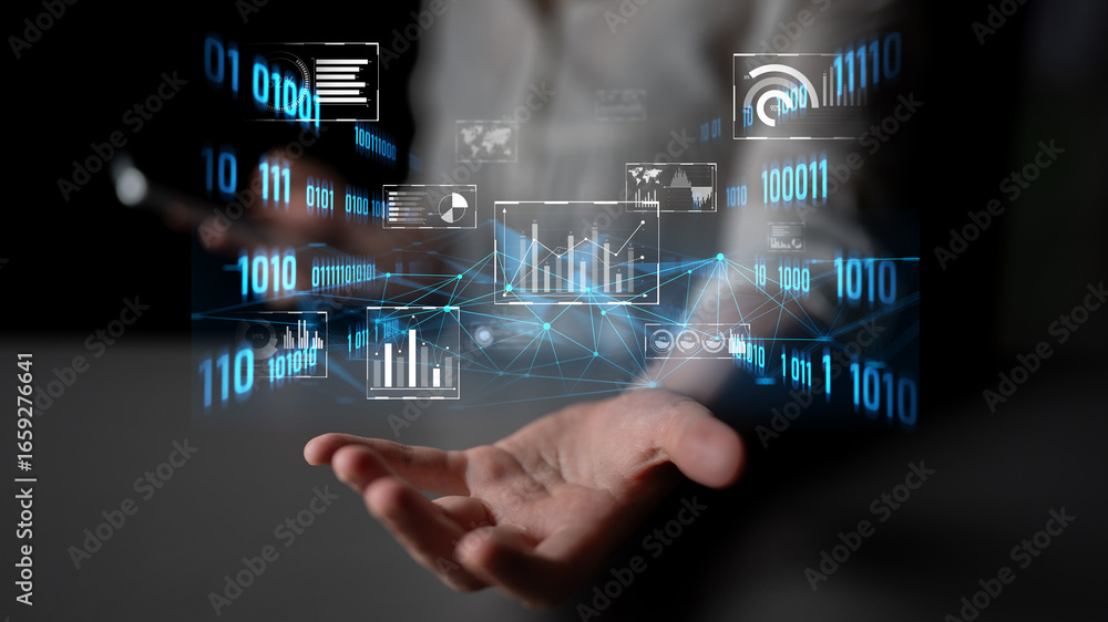 Poster big data and analytics support real-time insights, predictive modeling, and data-driven decisions fo