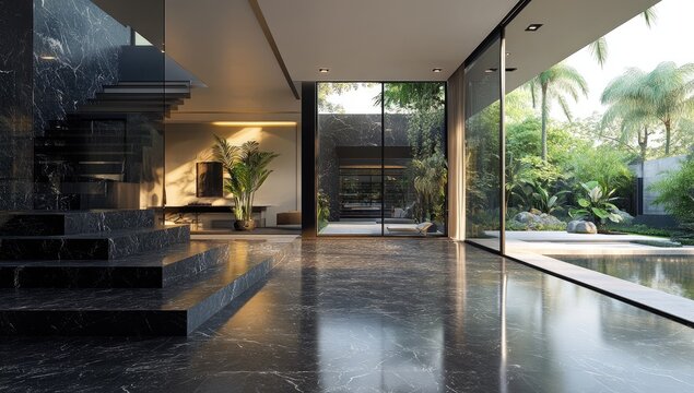 Blue background with light blue lines and a triangular shape on the right side, vector illustration, technology concept banner,