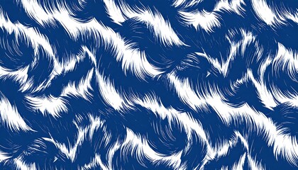 Abstract pattern of wavy, textured fur