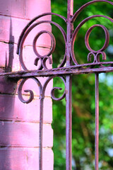 wrought iron gate
