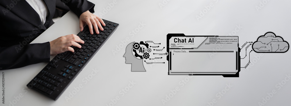 Poster ai chatbot using prompt engineering and llm deep learning delivers explainable generative ai for sma