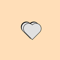 vector illustration of a heart symbol
