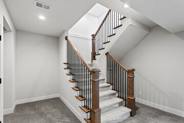 Bright living room interior in modern apartment with large windows
Clean white kitchen with stainless appliances in contemporary condo