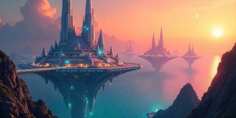 sci fi city