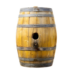 Obraz premium Vintage wooden barrel isolated