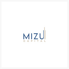 Mizu Capital Modern and Elegant Logo Design Featuring Geometric Lines and Sophisticated Typography