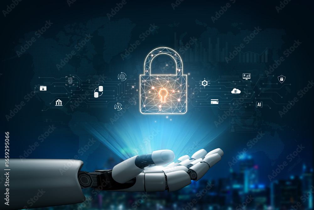 Poster ai enhances digital security by detecting threats, securing sensitive data, managing access, and pro