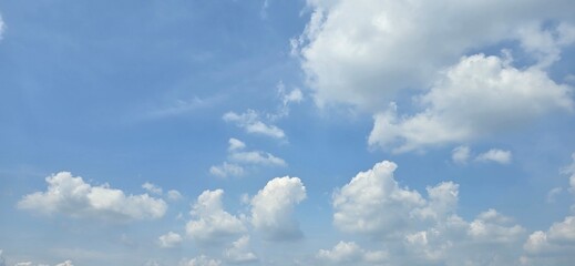blue sky with clouds