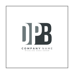 DPB Vector Logo Template - Creative Icon for Initial Letters D, P and B
